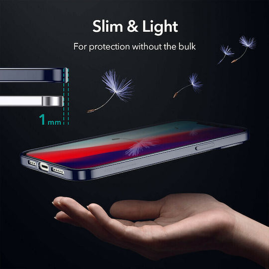 ESR Halo Back Cover Σιλικόνης 0.75mm Μπλε (iPhone 12 / 12 Pro)