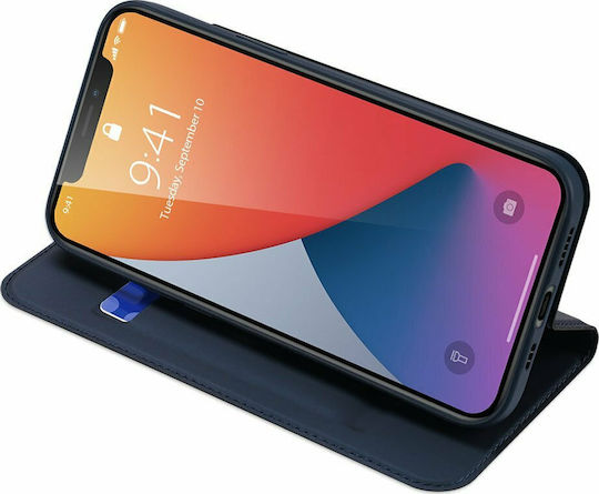 Dux Ducis Skin Pro Book Δερματίνης Navy Μπλε (iPhone 12 / 12 Pro)