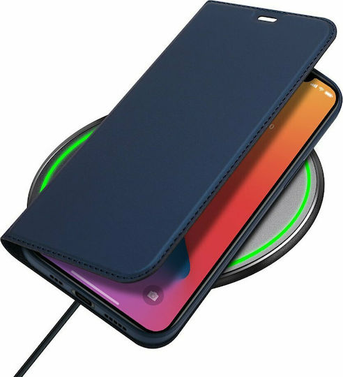 Dux Ducis Skin Pro Book Δερματίνης Navy Μπλε (iPhone 12 / 12 Pro)
