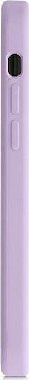 KWmobile Soft Flexible Rubber Back Cover Silicone Purple (iPhone 12 / 12 Pro) 52641.140