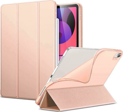 ESR Rebound Flip Cover Synthetic Leather / Silicone Rose Gold (iPad Air 2020/2022)