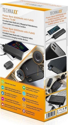 Technaxx TX-92 Power Bank 6000mAh с USB-A порт Черен