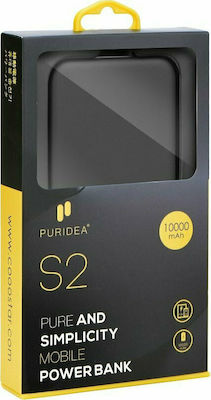 Puridea S2 Power Bank 10000mAh mit 2 USB-A Anschlüssen Schwarz