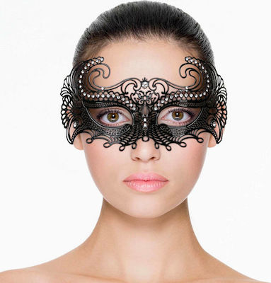 Easytoys Venetian Metal Mask in Schwarz Farbe ET114BLK