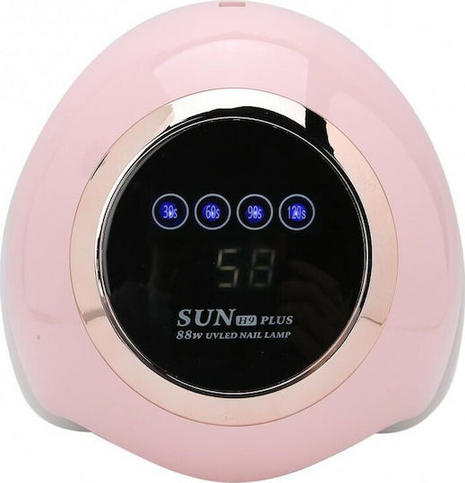 Factory Sun H9 Plus Φουρνάκι Νυχιών UV / LED 88W Ροζ