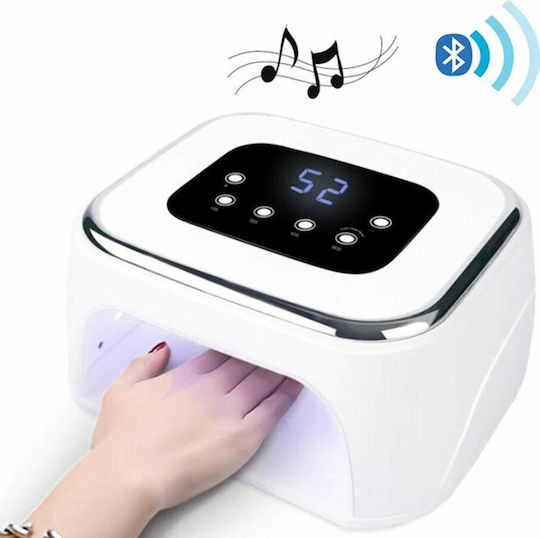Molly Lac Dual με Ηχείο Bluetooth Φουρνάκι Νυχιών UV / LED 99W Λευκό
