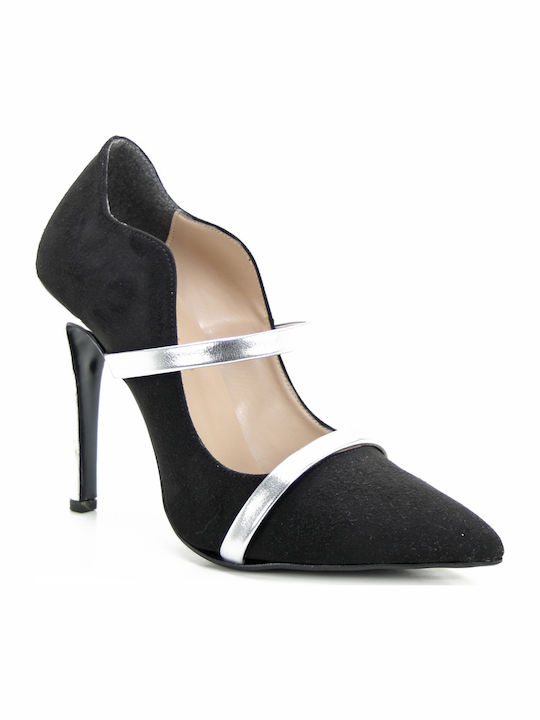 Spitze Zehe Pumps mit Schwarz Absatzdicke Stiletto