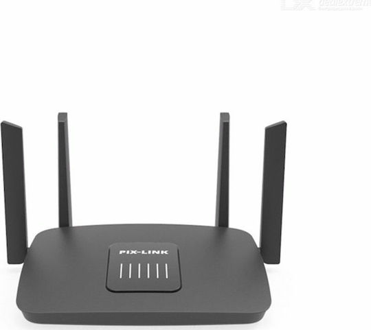 Pix-Link LV-AC06 Ασύρματο Router Wi‑Fi 5 με 4 Θύρες