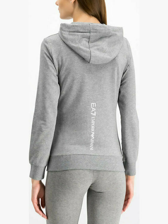 Emporio Armani Women's Hooded Sweatshirt Gray 8NTM40TJ31Z-3905