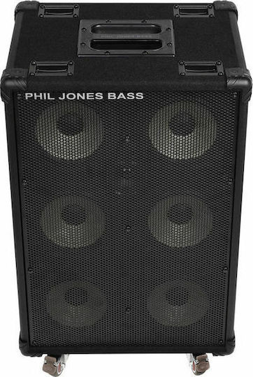 Phil Jones Bass CAB-67 Кабина Електрически бас 6 x 7" 500W Черен