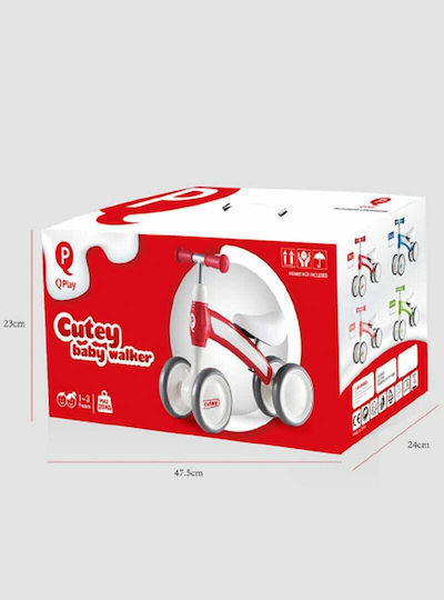 Q Play Kids Balance Bike Cutey Pink