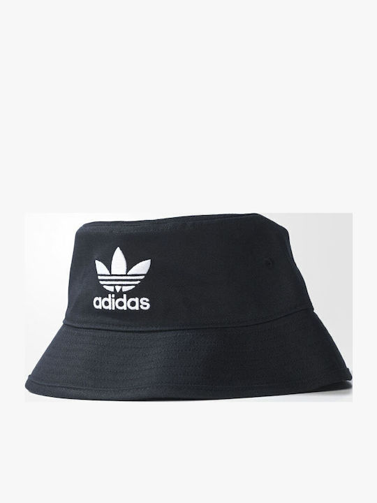 adidas Trefoil Fabric Men's Hat Bucket Style Black / White