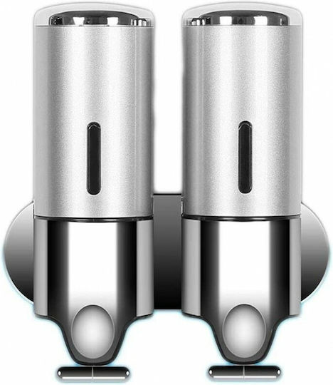 Wall Soap Dispenser SD-2500 Commercial Cream Soap Dispenser 2x500ml Inox