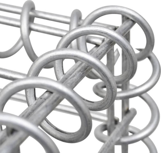 vidaXL Garden Fencing Material 1pcs Silver