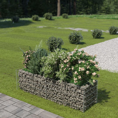 vidaXL Γλάστρα Gabin-Box für Gartenzaun Verzinkt 180x50x50cm 1Stück