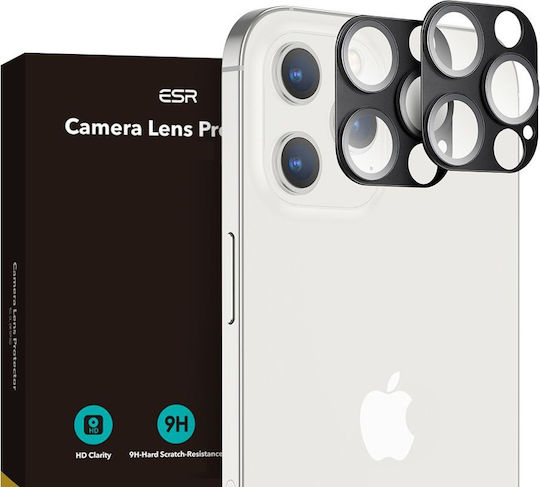 ESR Lens Protector Camera Protection Tempered Glass Black for the iPhone 12 Pro
