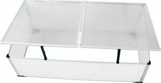 vidaXL 40213 Seed Propagator with Aluminum Frame with 2 lids 0.55x1.1x0.41m