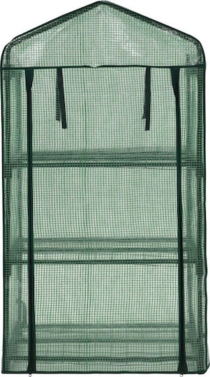 vidaXL 46917 Seed Propagator with Metal Frame and Shelves 0.69x0.49x1.25m