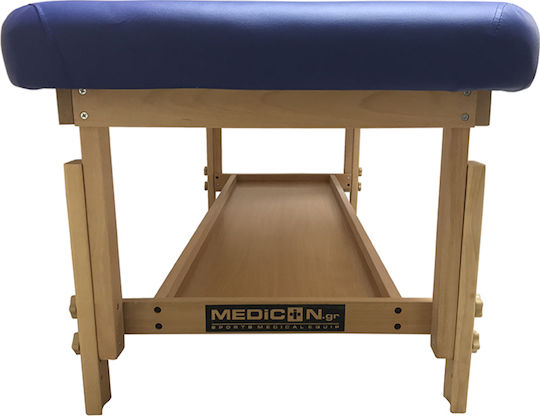 Medicin Bett Massage und Physiotherapie Blau aus Holz 190x72cm.