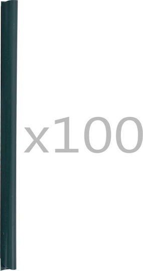 vidaXL Adaptor pentru Pergolă Conectori de fixare pentru gard rulou verzi 100 buc din PVC din PVC 100buc