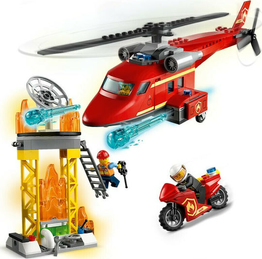 LEGO -Stadt Fire Rescue Helicopter für 5+ Jahre
