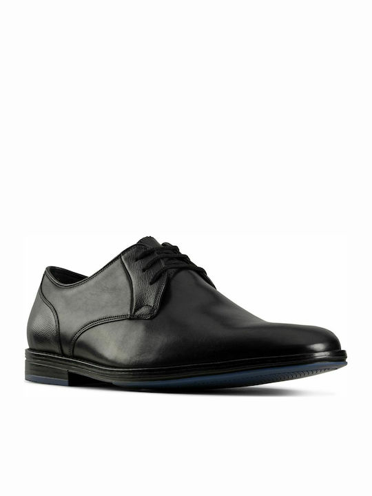 Clarks Citi Stride Lace Men's Leather Dress Shoes Black