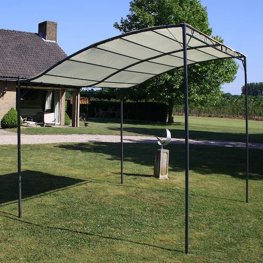 Πέργκολα Κήπου από Μέταλλο 300x240x255cm Λευκή 43217 Πέργκολα Κήπου από Μέταλλο 300x240x255cm Λευκή 43217