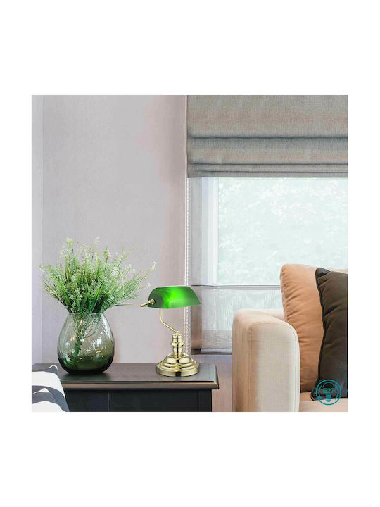 Globo Lighting Φωτιστικό Γραφείου Banker για Ντουί E27 σε Μπρούτζινο Χρώμα