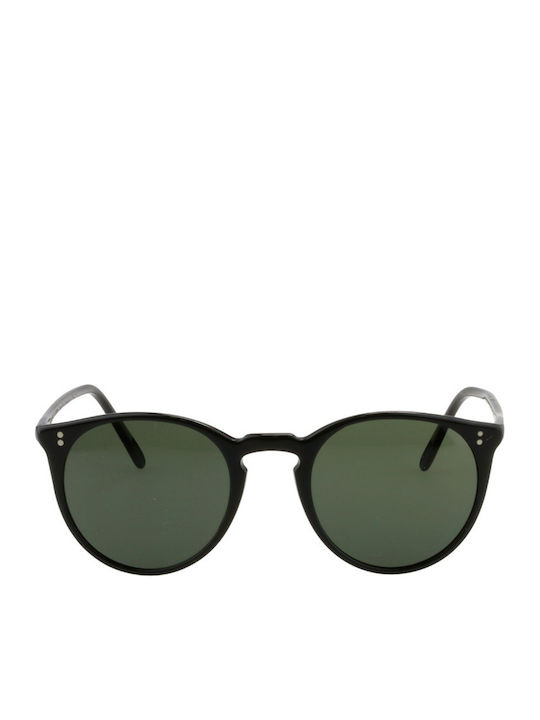 Oliver Peoples Унисекс Слънчеви Очила с Черна Пластмасова Рамка и Черни Стъкла