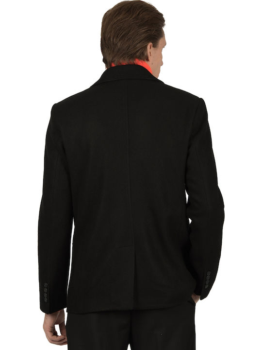 Gianni Lupo Men's Peacoat Black