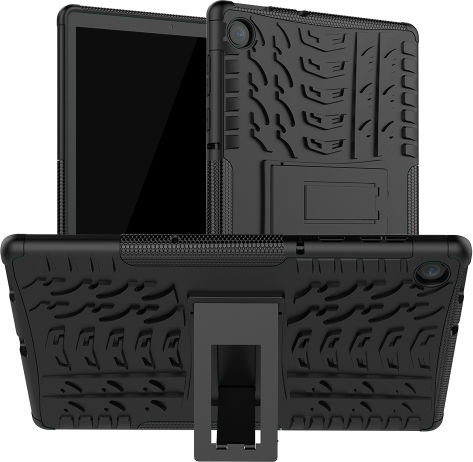 Задна Корица С Текстура На Гума Издръжлива Черна (Lenovo Tab M10 Plus 10.3")