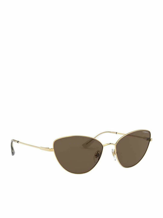 Vogue Women's Sunglasses with Gold Metal Frame and Brown Lens VO4179S 280/73