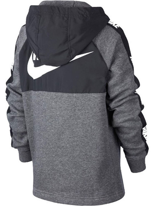 Nike Kinder Sweatshirt mit Kapuze Gray