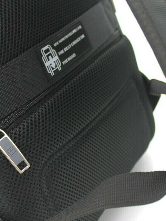 Suissewin Backpack Αδιάβροχο Μαύρο