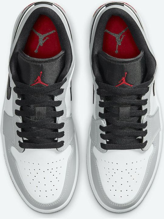 Air  1 Retro Low Sneakers Light Smoke Grey / Gym Red / White