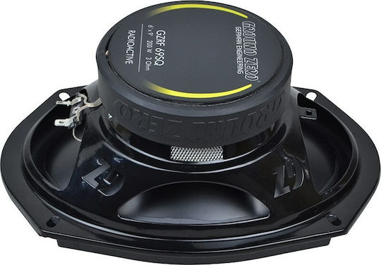 Ground Zero Σετ Ηχεία Αυτοκινήτου Ομοαξονικά 6x9" με 130W RMS (3 Δρόμων)