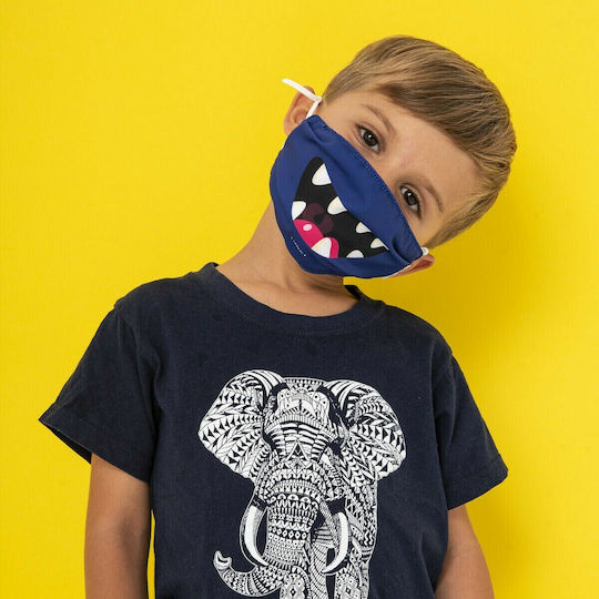 Legami Milano Cloth Face Mask Kids Blue 1pcs