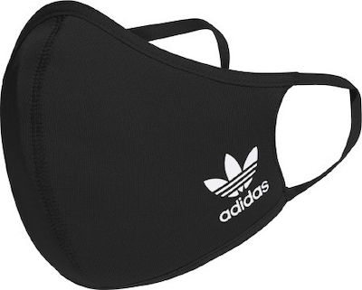 Adidas Face Covers XS/S Mască de protecție Țesătură XS/S Negru HB7856 3buc