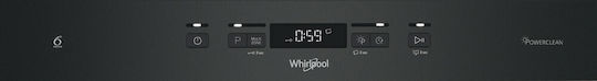 Whirlpool Ελεύθερο Πλυντήριο Πιάτων για 14 Σερβίτσια NaturalDry Π60xY85εκ. Inox