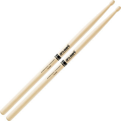 Promark Hickory Μπαγκέτες Ντραμς Classic 2B με Σχήμα Μύτης Oval