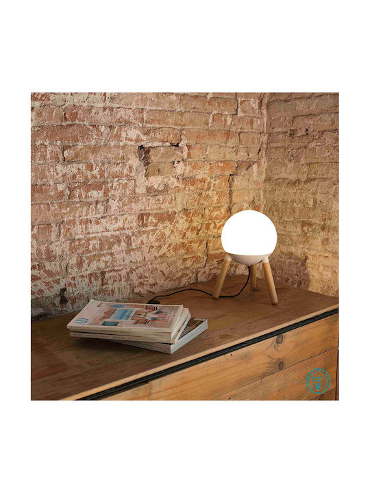 Faro Barcelona Lustră Decorativă cu Soclu pentru Bec E27 Alb