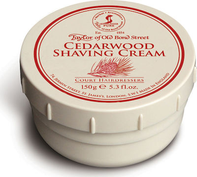 Taylor of Old Bond Street Cedarwood Shaving Cream 150gr