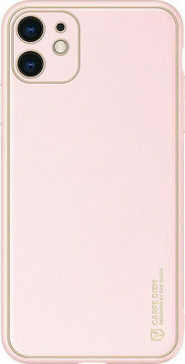 Dux Ducis Yolo Elegant Umschlag Rückseite Synthetisch Rosa (iPhone 12 mini) 02417