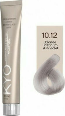 KYO Kolor System Vopsea de Păr fără amoniac Fără amoniac și fără PPD 10.12 Blonde Platinum Sandstone Iridescent 10.12 Blonde Sandstone Iridescent 100ml