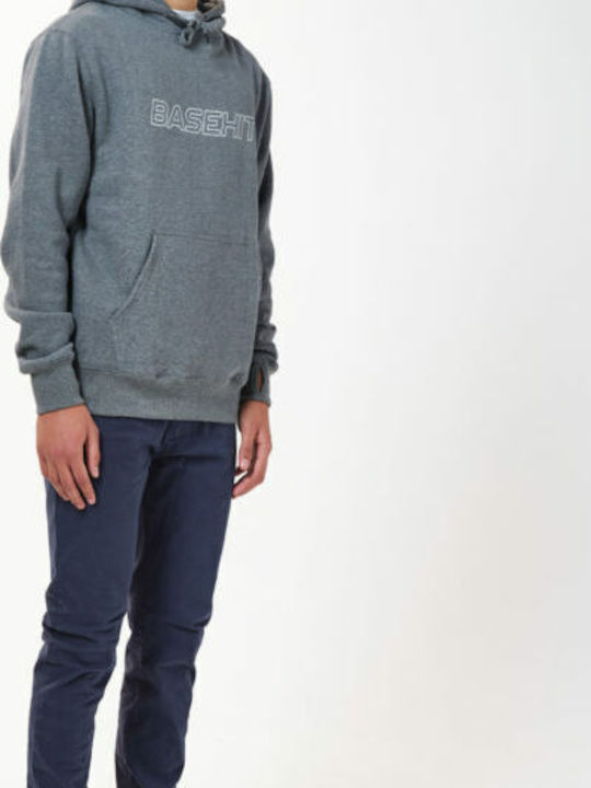 Sweatshirt with Hood Dark Grey