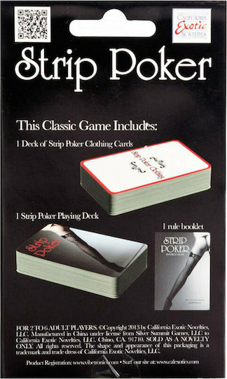 Calexotics Strip Poker Card Game Ερωτικό Παιχνίδι Καρτών