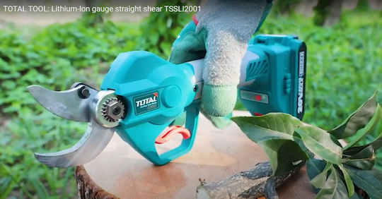 Total Pruning Shears Battery 20V with Maximum Cutting Diameter 30mm