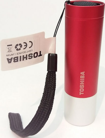 Toshiba Φακός LED με Μέγιστη Φωτεινότητα 85lm KFL-403M(R) C Red