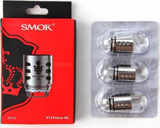 Smok TFV12 Prince X2 Clapton Widerstand für Elektronische Zigaretten 0.4ohm (Dampfmethode) 3Stück