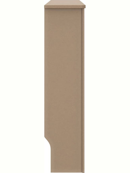 vidaXL Κάλυμμα Καλοριφέρ από MDF Καφέ 112x19x81cm